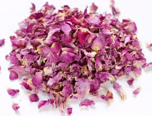 Rosa damascena petals